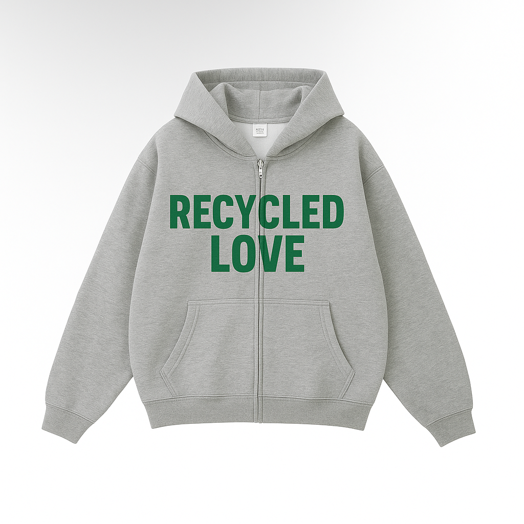 GREY RECYCLED LOVE.